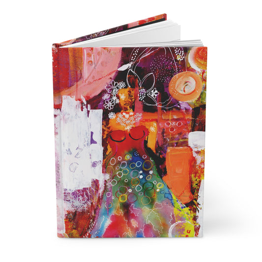 Water Abstract Hardcover Journal Matte