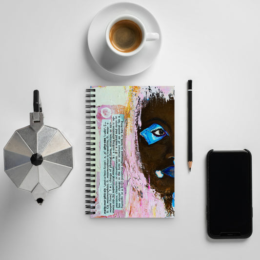 Metamorphosis Spiral dotted page notebook journal