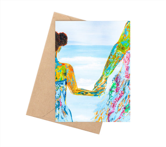 By The Ocean Greeting Card